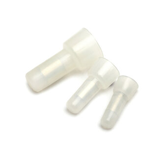 Closed End Connectors Bright 5.5mm 100 pieces