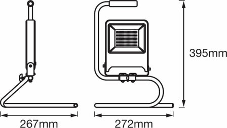 LEDVANCE 30W LED Werklamp 230V + Handvat