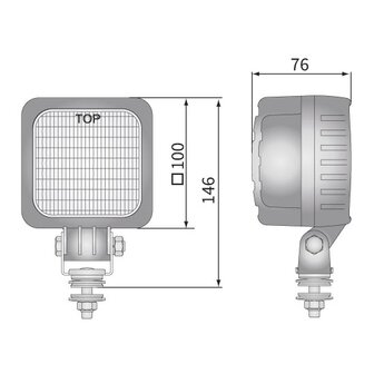 LED Worklight Spotlight 1500LM + Cable