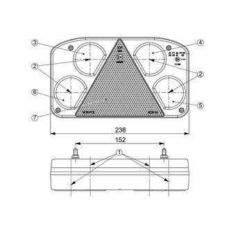 Horpol LED Rear Lamp Right LZD 2074