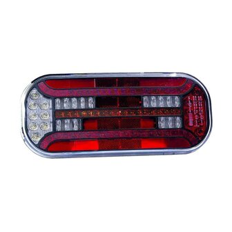 Fristom FT-600 LED Taillight Left 6-Functions with License Plate Light