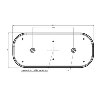 Fristom FT-600 LED Taillight Left 6-Functions with License Plate Light