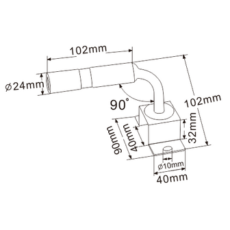 DIN mounting bracket adjustable