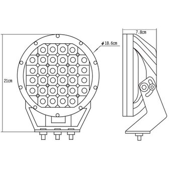 96W LED Driving Light