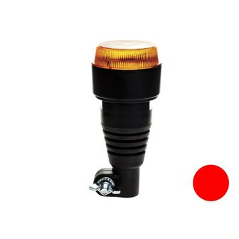 Led flitslamp Met Flexibele DIN Steun Rood