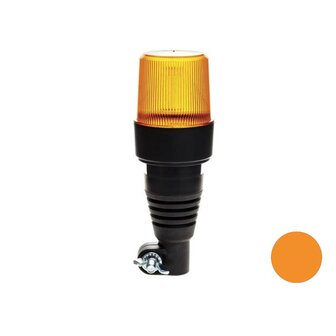 Orange LED Flash Beacon with Flexible Base