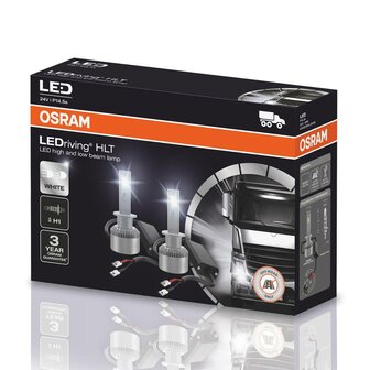 Prøve Indgang krig Osram H1 LED Headlamp P14.5s Pair 24 Volt 2 Pieces - Werkenbijlicht
