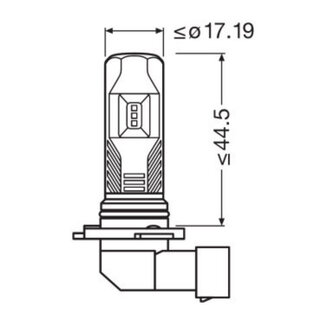 Osram H10 LED Mistlamp Set 12 volt