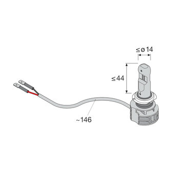 Osram H7 LED Koplamp PX26d Set 12-24 Volt