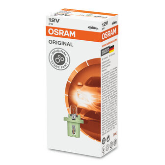 Osram Gloeilamp BX8.4d 12V Original Line 10 Stuks