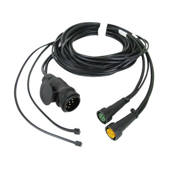 Asp&ouml;ck Wiring harness 13-pin plug 4.5m + 2x branch DC 250cm