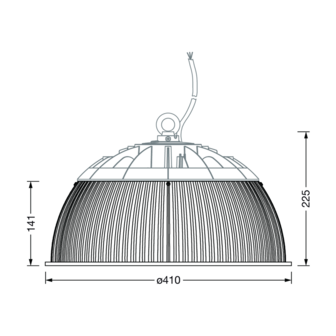 Transparent Reflector For Highbay Lamp