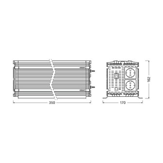 Osram 12V 2000W POWERinvert PRO Modified Sine Wave Inverter OEINVMA20