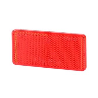 Rectangular Reflex - Reflector 94x44 Red