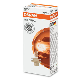 Osram Bulb 12V BX8.4d Original Line 10 Pieces