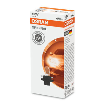 Osram Bulb 12V BX8.4d Original Line 10 Pieces
