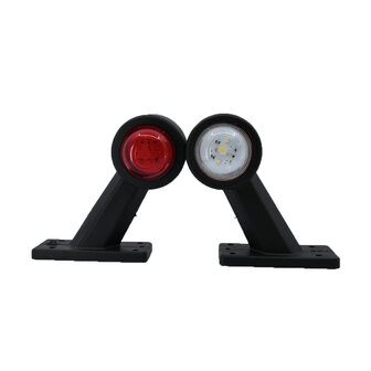 LED 2-Function Marker Lamp 10-30V Red + White (Set)