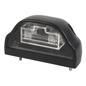 Led Number Plate Lamp Black 24V