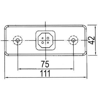 Led Rear Marker Lamp 24V