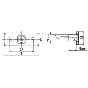 Led Front Marker Lamp 24V
