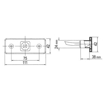 Led Front Marker Lamp 24V