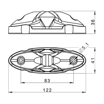 Fristom LED Marker Lamp 3-Functions FT-038 LED