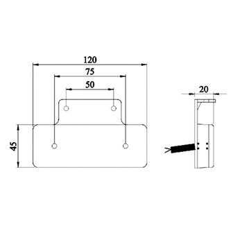 Led Side Marker Lamp Orange 10-30V