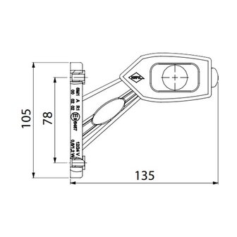 Horpol LED Pendellamp 3-Functies Schuin Kort Links