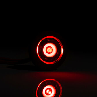 Fristom LED Marker Lamp Recessed Round Red