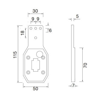 Rubber Bracket For Asp&ouml;ck Flexipoint 1