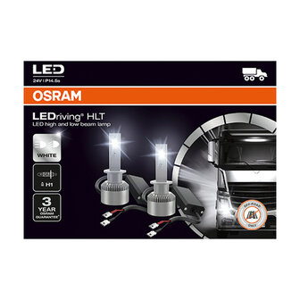 Osram H1 LED Headlamp P14.5s Pair 24 Volt 2 Pieces - Werkenbijlicht