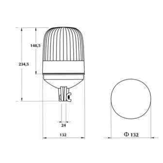 Halogen Beacon 12V