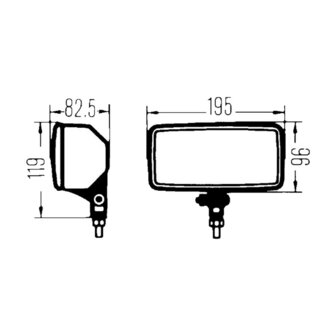 Hella Verstr Comet 550 zKap 12/24V | 1FD 005 700-451