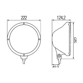 Hella Verstr R3003 m/Celis stl high boost | 1F8 009 797-451