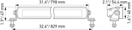 Hella LED Slim Lightbar 32&quot; | 1FJ 358 176-311