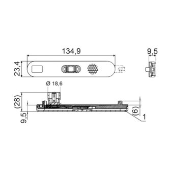 Hella LED Side Marker Orange 24V | 2PS 009 226-011