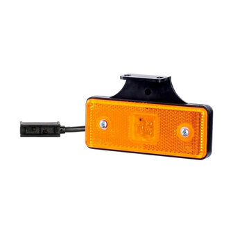 Horpol LED Side Marker Orange + Mounting Bracket &amp; DC Connector
