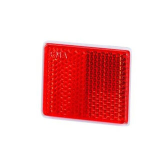 Reflex - Reflector Square 47,7x38,5mm Red