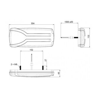 Horpol LED Rear Lamp Right Carmen LZD 2301