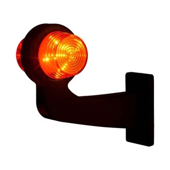 Horpol LED Stalk Marker Lamp Orange-Red 12-24V Right