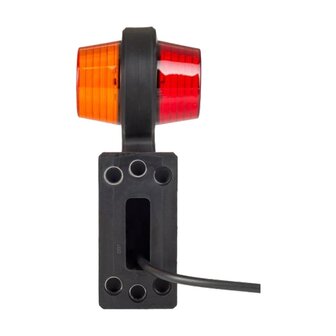 Horpol LED Stalk Marker Lamp Orange-Red 12-24V Right