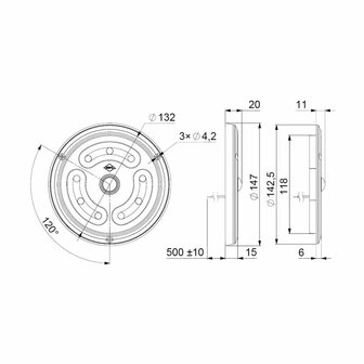 Horpol LED Interior Light + Sensor Cool White LWD 2759