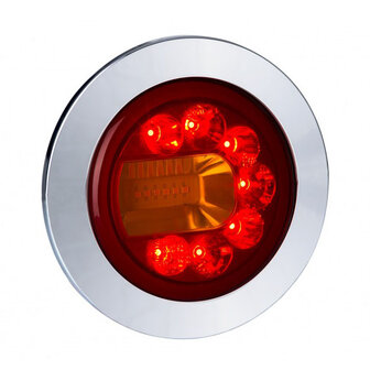 Horpol LED Rear Lamp Left Chrome LUNA LZD 2446