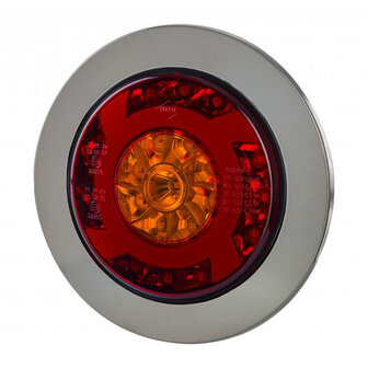 Horpol LED Rear Lamp Chrome Lucy 122mm LZD 2423