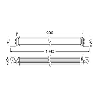 Osram LED Lightbar Combi VX1000-CB DR SM 100cm