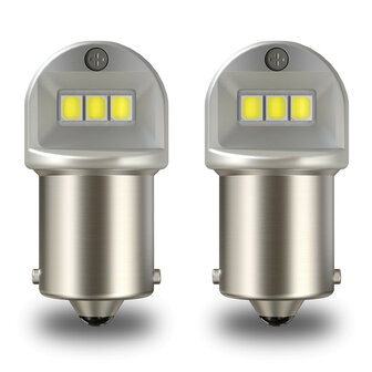 Osram R10W LED Retrofit White 12V BA15s 2 Pieces
