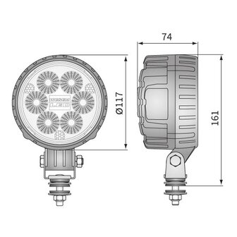 LED Worklight Spotlight 2500LM + Cable