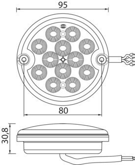 LED Fog Lamp 9-33V