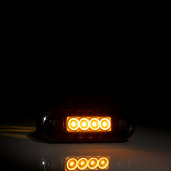 Fristom LED Marker Lamp Orange Dark Look FT-073