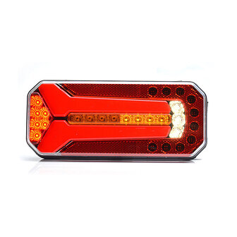 WAS LED Rear Light 4-Light Functions + 5-pin Bayonet Connector